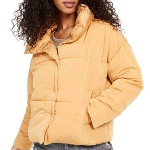 Free People Weekender Puffer Jacket in Bronze NWT